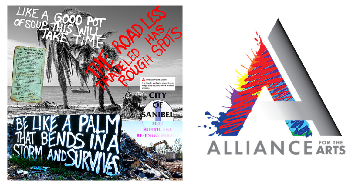 Artist Eric J. Taubert shows Hurricane Ian, Sanibel Island in Alliance for the Arts Exhibition: Storm Stories